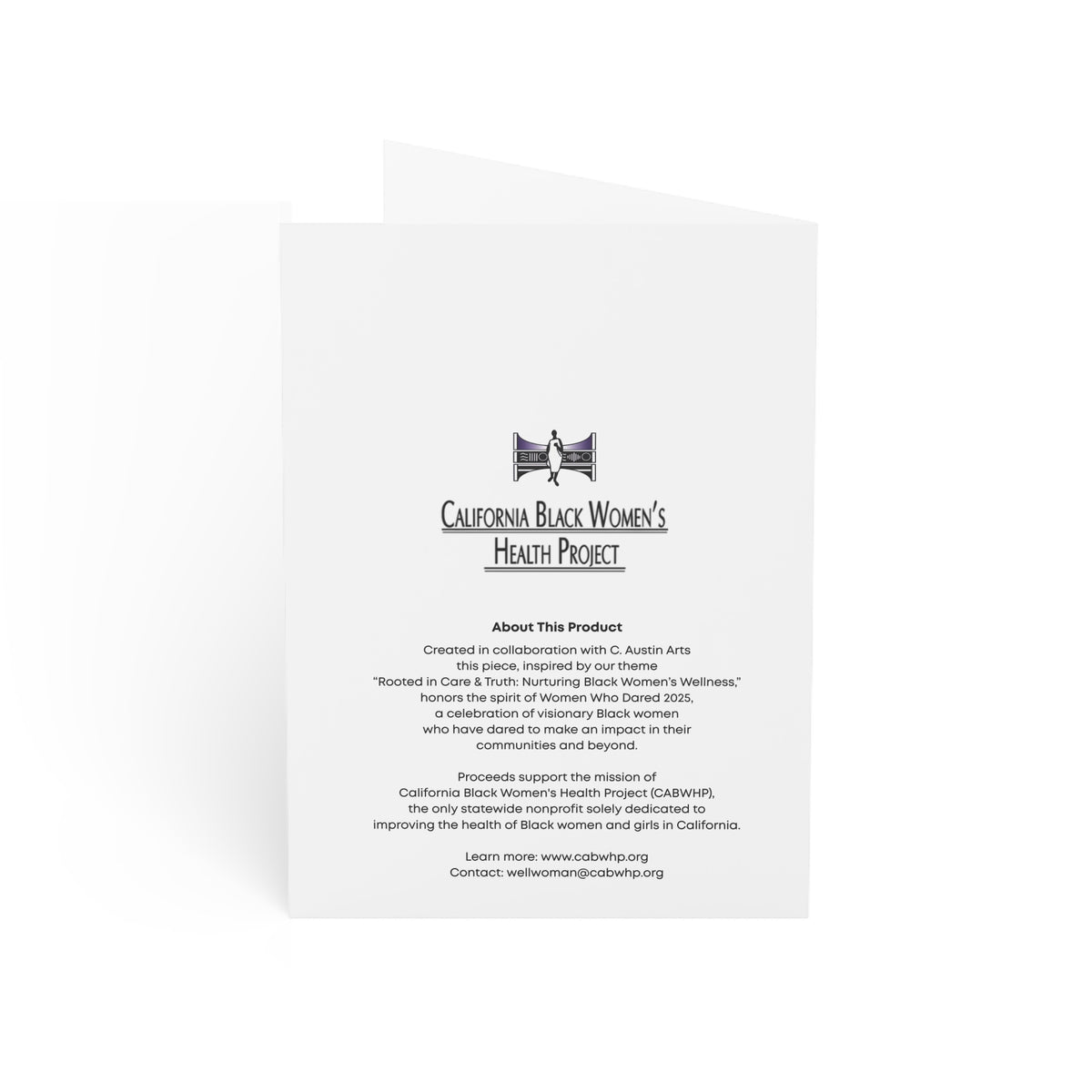 ‘Rooted in Care’ Greeting Cards (GOLD) - Limited Edition (Sets of 1, 10, 30, 50)