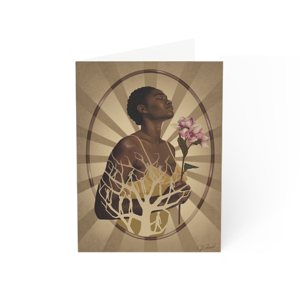 ‘Rooted in Care’ Greeting Cards (GOLD) - Limited Edition (Sets of 1, 10, 30, 50)